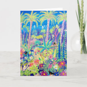 Art Card: Painting the Garden, Tresco Abbey Garden Card