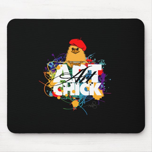Art Chick Mouse Pad (Front)