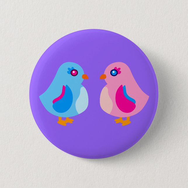Art Chicks 6 Cm Round Badge (Front)