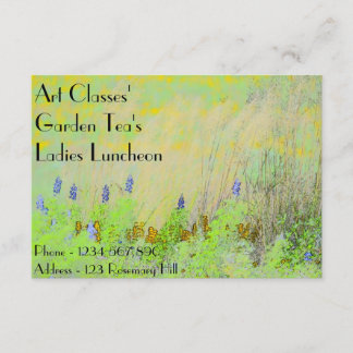 Art Classes Ladies Luncheon Garden Tea's Invitation