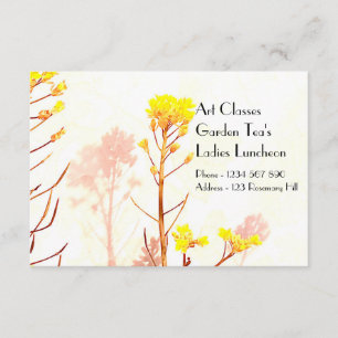 Art Classes Ladies Luncheon Garden Tea's Invitation