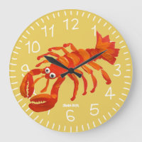 Art Clock: John Dyer Cornish Lobster. Padstow