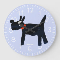 Art Clock: John Dyer Scotty Dog
