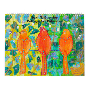 Art Collage Calendar