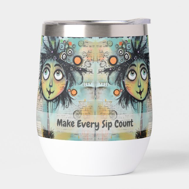 Art collage lady 9 (Left)