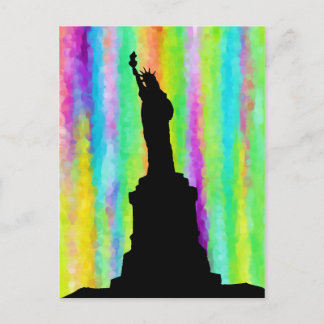 Art. Colour. Life. Liberty. Postcard