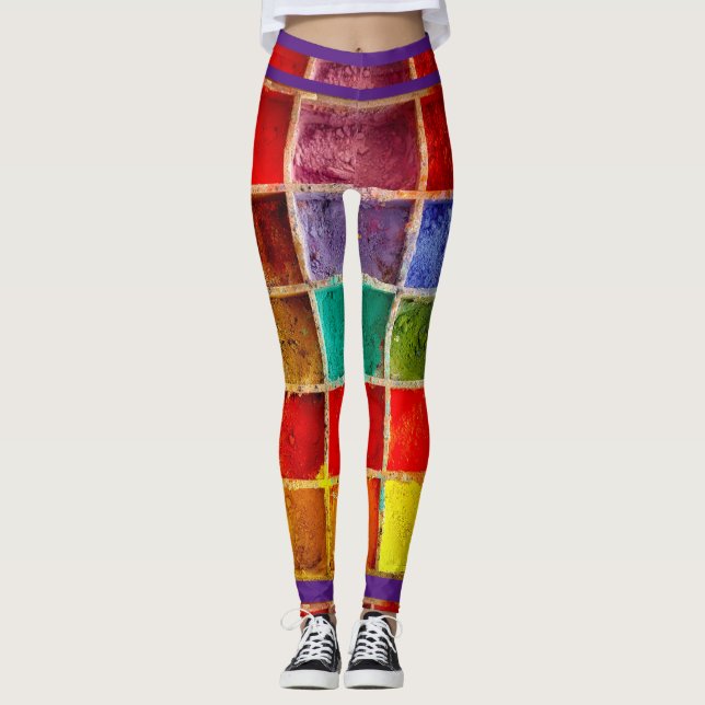 Art Colours Leggings (Front)