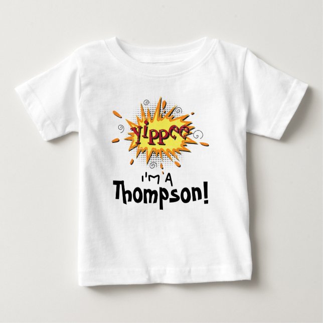 Art Comic Book Yippee! Adoption Day Party Tee (Front)