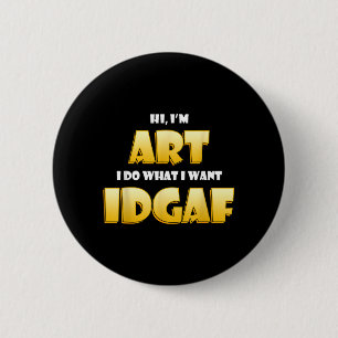 Art Costume IDGAF Funny Meme Halloween Costume for 6 Cm Round Badge