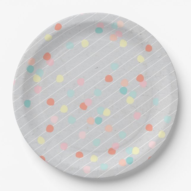 Art & Craft Party Decor Paper Plate (Front)