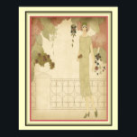 Art Deco 1922 Fashion Illustration 16x20 Poster<br><div class="desc">Nice,  Art Deco,  Fashion Illustration ca. 1922</div>