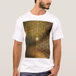 Art Deco 3D Illustration, Advertisement Wallpaper. T-Shirt