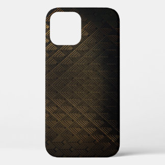 Art Deco 3D Illustration Background iPhone 12 Case