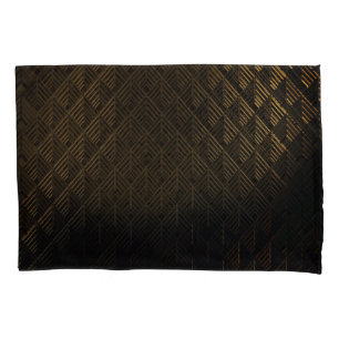 Art Deco 3D Illustration Background Pillowcase