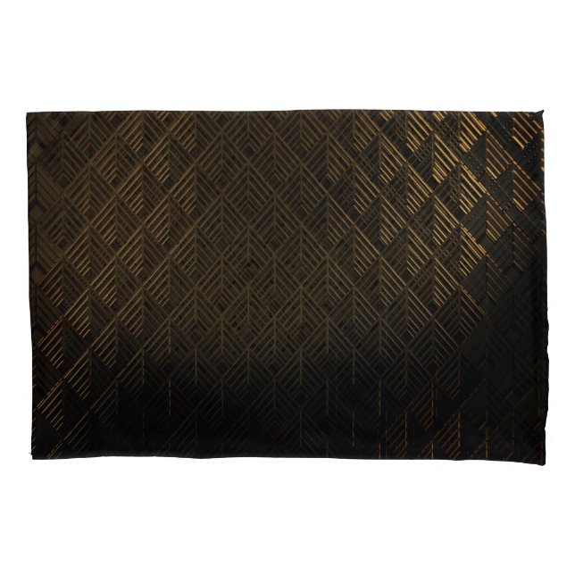 Art Deco 3D Illustration Background Pillowcase (Front)