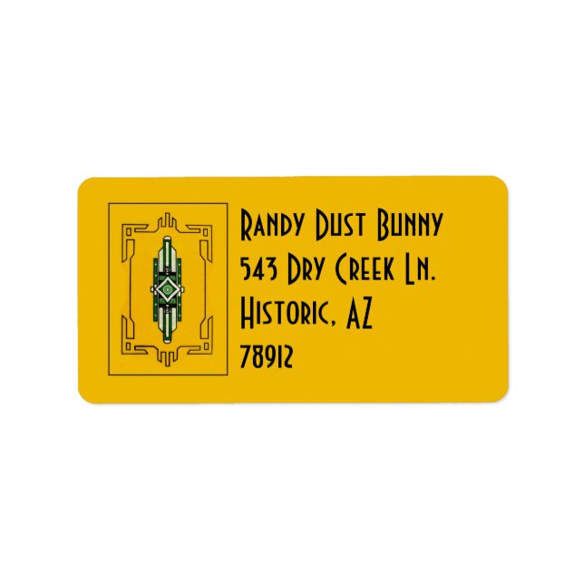 Art Deco 5 ~ label (Front)