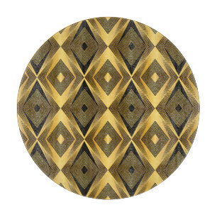 Art Deco: Abstract Geometric Background Cutting Board