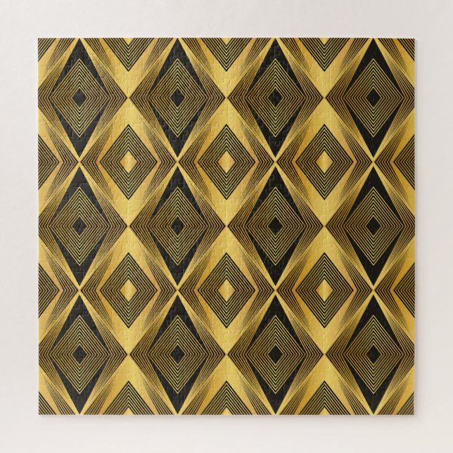 Art Deco: Abstract Geometric Background Jigsaw Puzzle (Vertical)