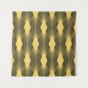 Art Deco Abstract Geometric Background Tapestry