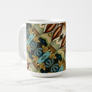 Art Deco Abstract kisses Coffee Mug