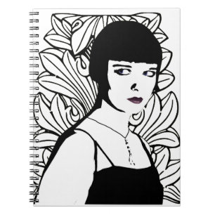 Art Deco Actor Notebook