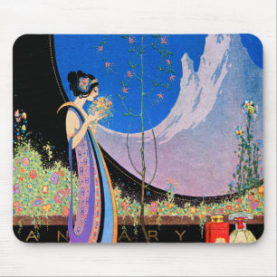 Art Deco Advertising Art by Fred Parker Mouse Pad