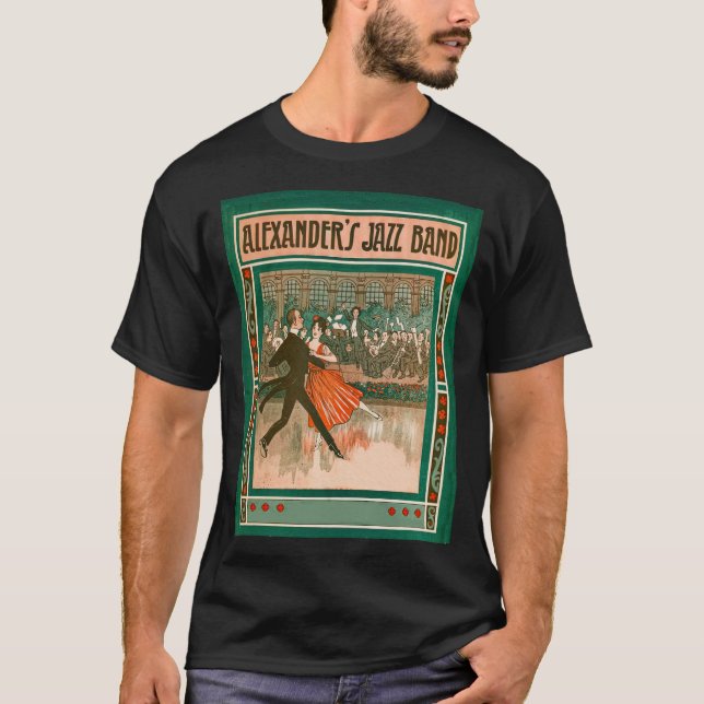  Art deco airline travel poster T-Shirt (Front)
