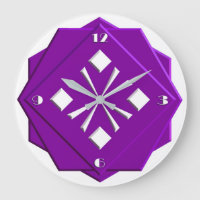 Art Deco amethyst purple geometric pattern