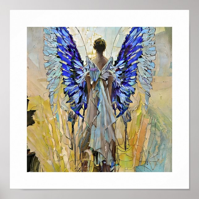 art deco angel poster (Front)