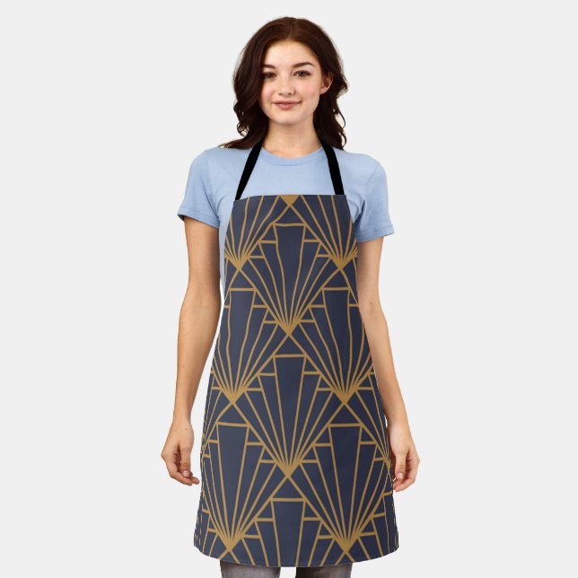 Art Deco  Apron (Worn)