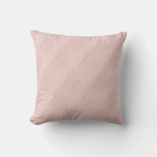 Art Deco Arches Elegant Modern Vintage Scallop Cushion