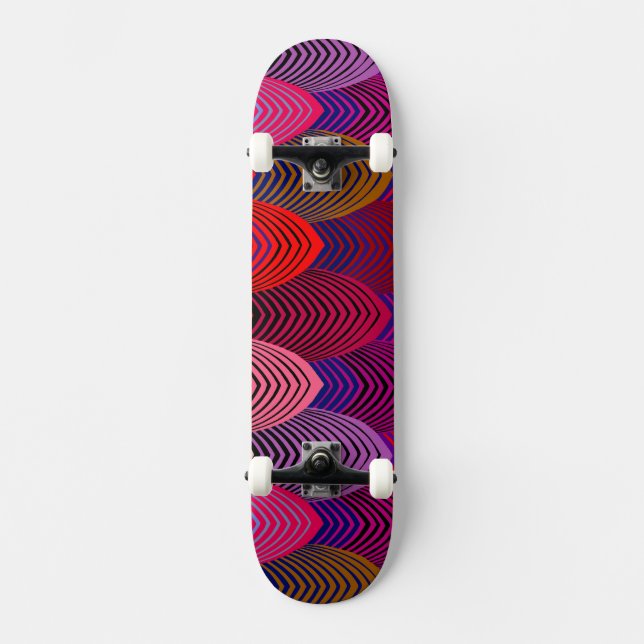 Art Deco Arches Skateboard (Front)