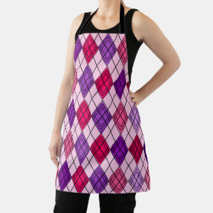 Art Deco Argyle Apron