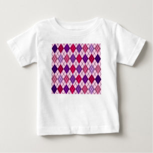 Art Deco Argyle Baby T-Shirt