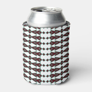 Art Deco Arrows  Can Cooler