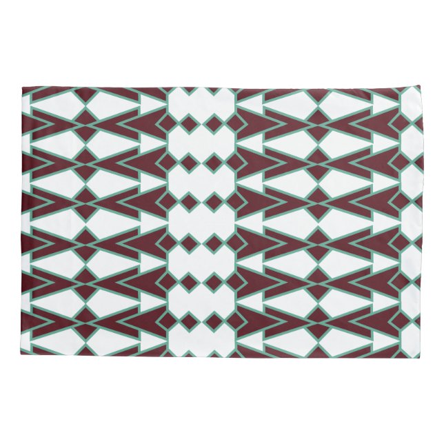 Art Deco Arrows  Pillowcase (Back)