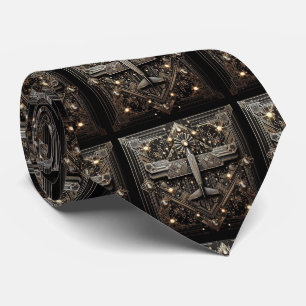 Art Deco Art Nouveau Aeroplane Circuit Board Tie