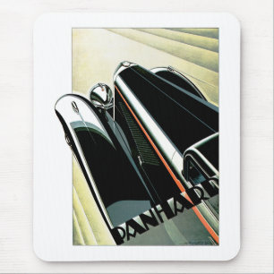 Art Deco Automobile Mouse Pad