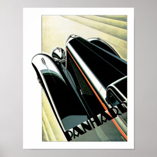 Art Deco Automobile Poster
