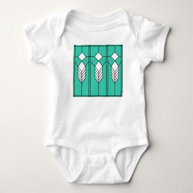 Art Deco  Baby Bodysuit (Front)