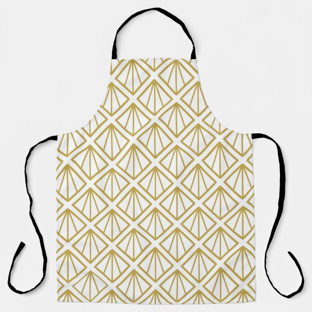 Art deco background. art, deco, pattern, vintage,  apron (Front)