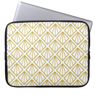 Art deco background. art, deco, pattern, vintage, laptop sleeve