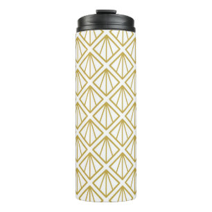 Art deco background. art, deco, pattern, vintage, thermal tumbler