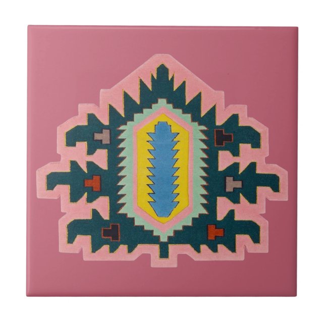 Art Deco Backsplash Ceramic Tile (Front)