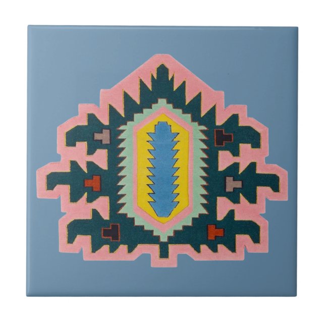 Art Deco Backsplash Ceramic Tile (Front)