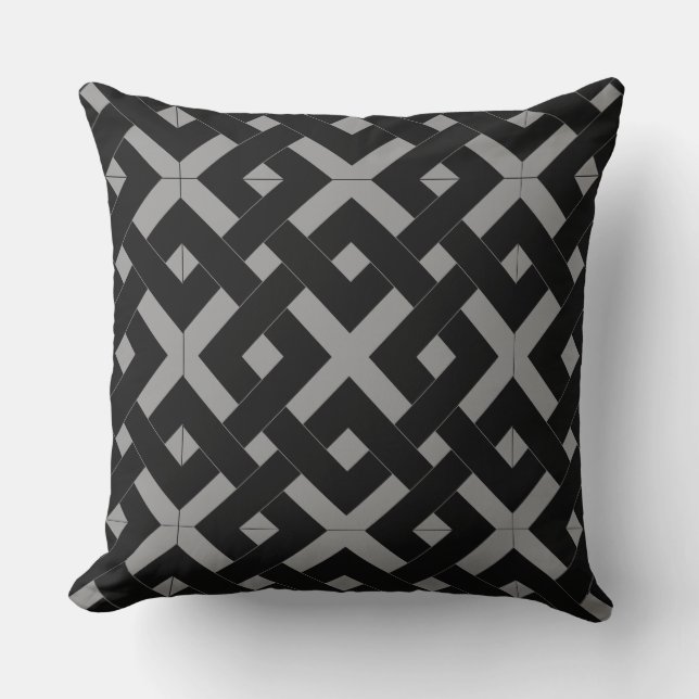 Art Deco Basket Weave Relax Pattern Cushion (Front)