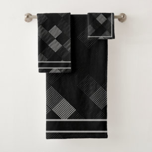 Art Deco Bath Towel Set