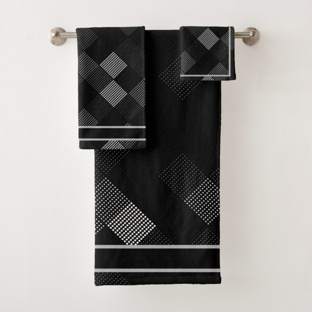 Art Deco Bath Towel Set (Insitu)