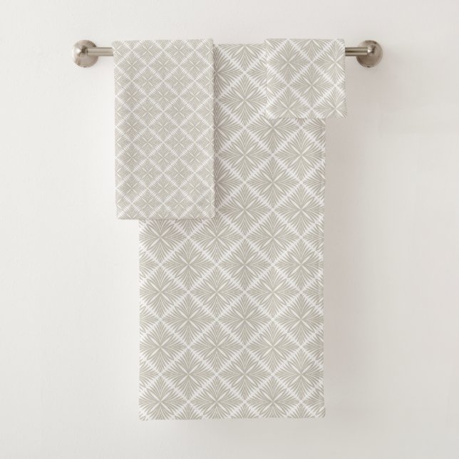 Art Deco Bath Towel Set (Insitu)