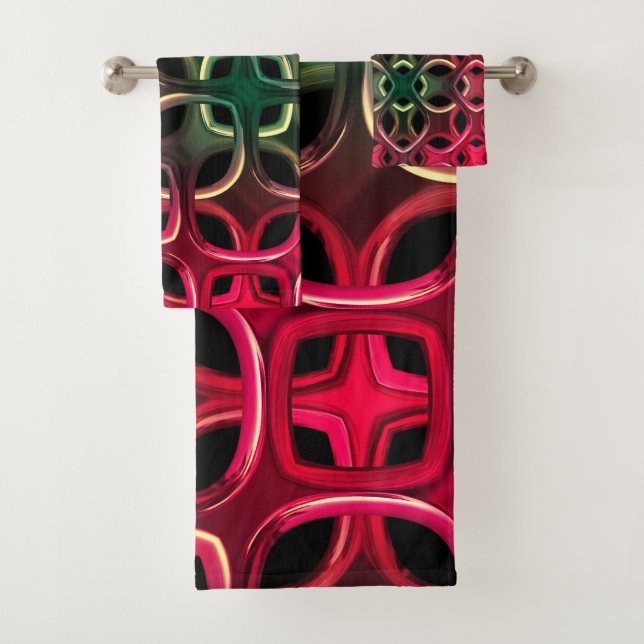 art deco bath towel set (Insitu)